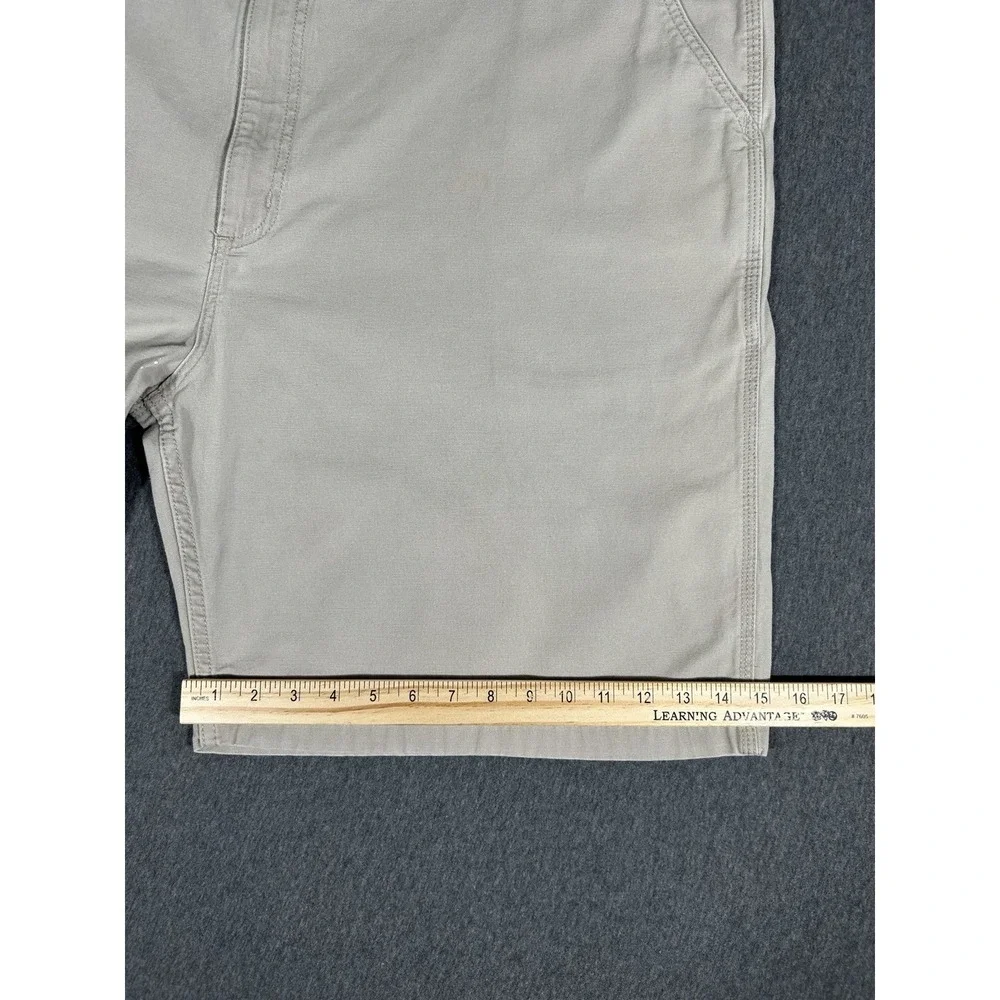 Carhartt Men's Relaxed Fit Utility Canvas Shorts Khaki Size 52